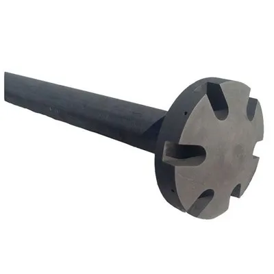 Degasser גרפיט רוטור לנוזל אלומיניום